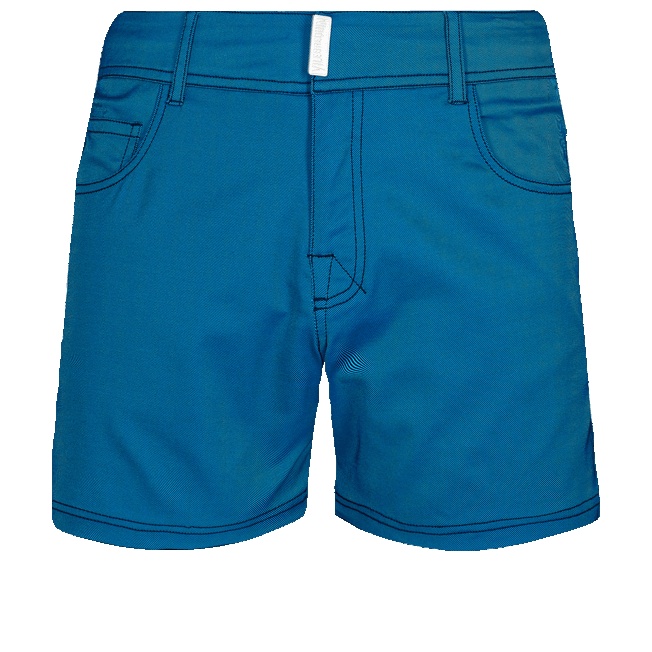 Men Swim Trunks Flat Belt Solid - 1