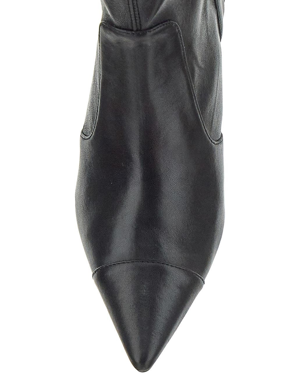 ショートブーツ・ブーティ Stuart Weitzman FW23 STUART MAVERICK 75 BOOTIE (SF005BLK) Stuart Weitzman Stuart Maverick 75 Bootie | oluxury | REVERSIBLE
