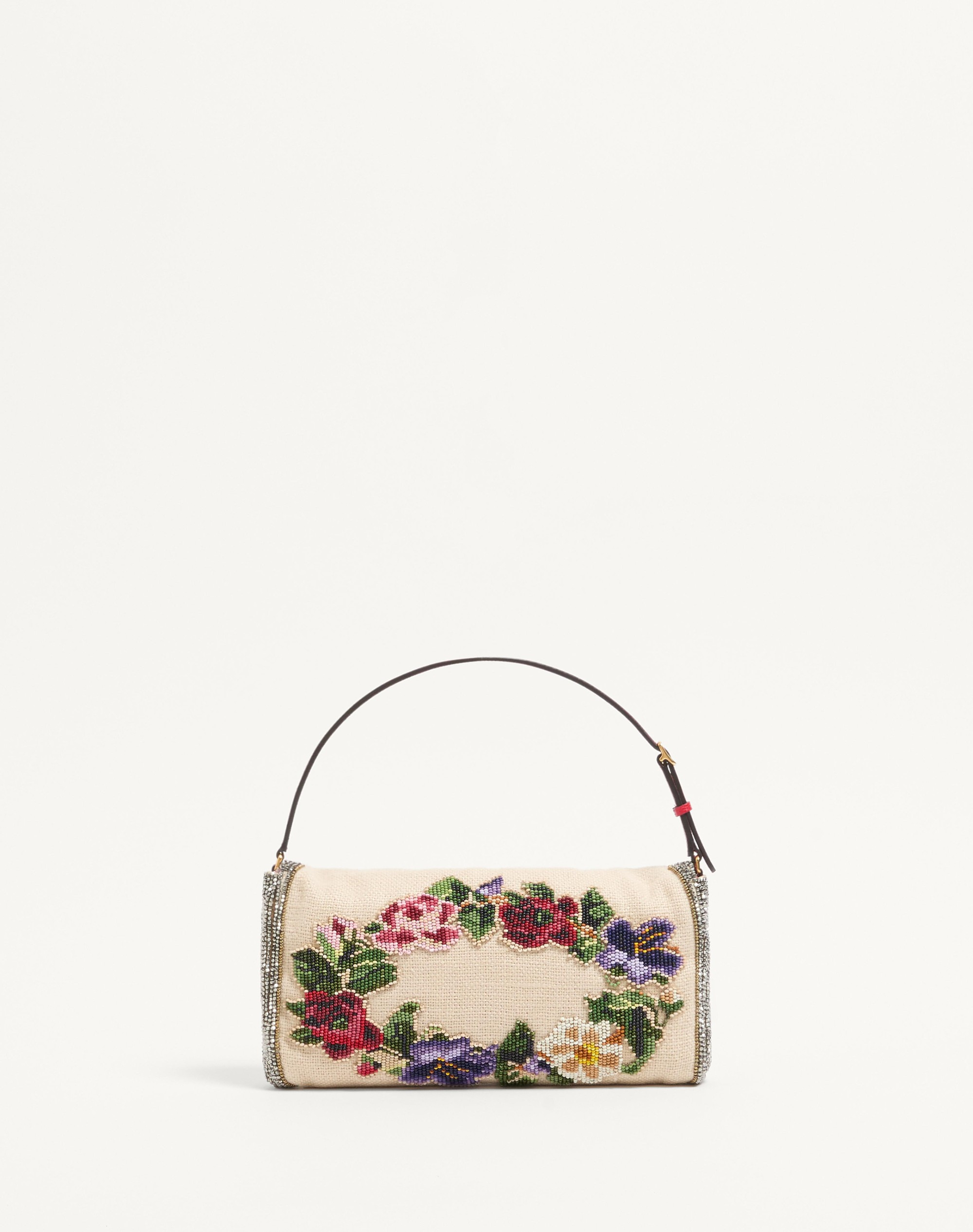VALENTINO GARAVANI VAIN SOFT EMBROIDERED SMALL SHOULDER BAG - 5