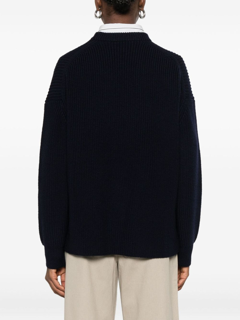 ribbed crew-neck sweater 4