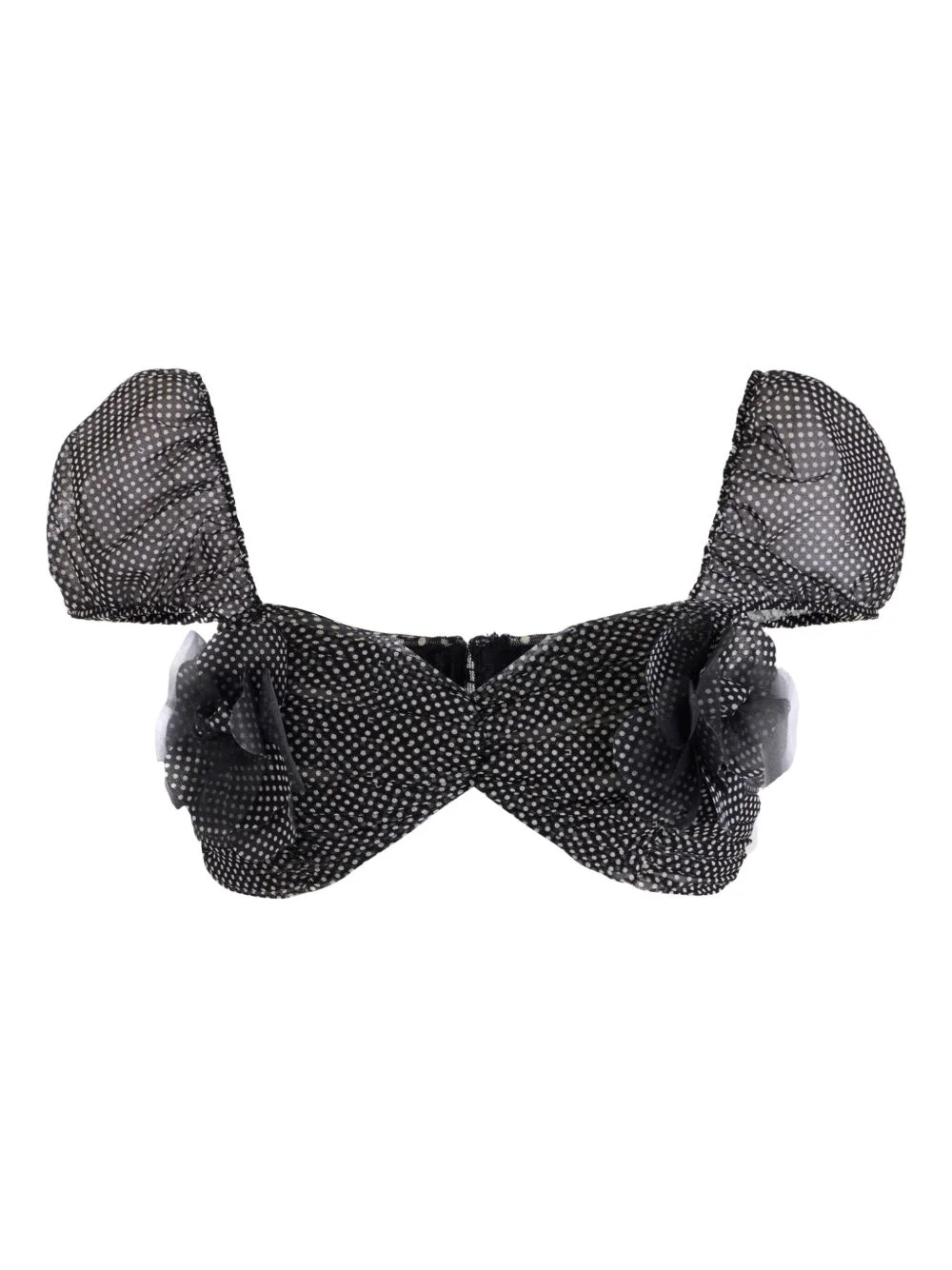 polka-dot print top - 1