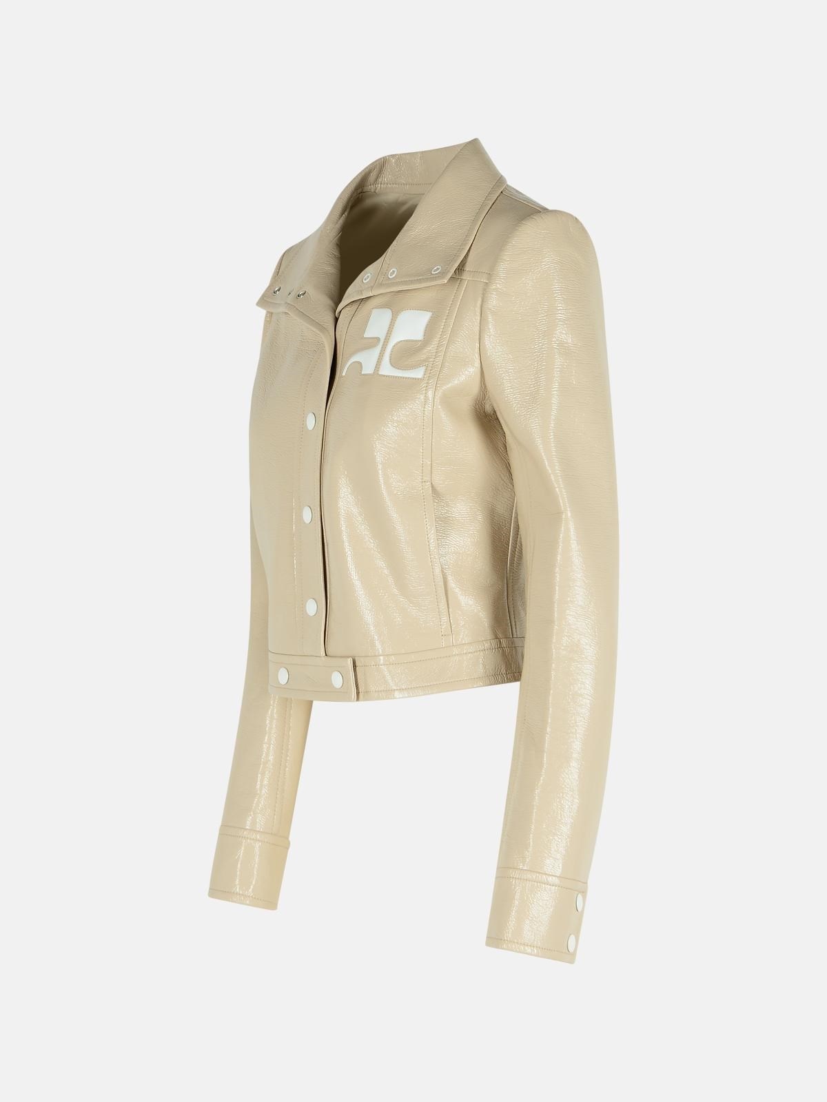 'REEDITION' IVORY COTTON BLEND JACKET - 2