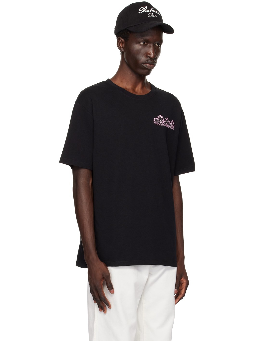 Black 'Club Balmain' T-Shirt - 2