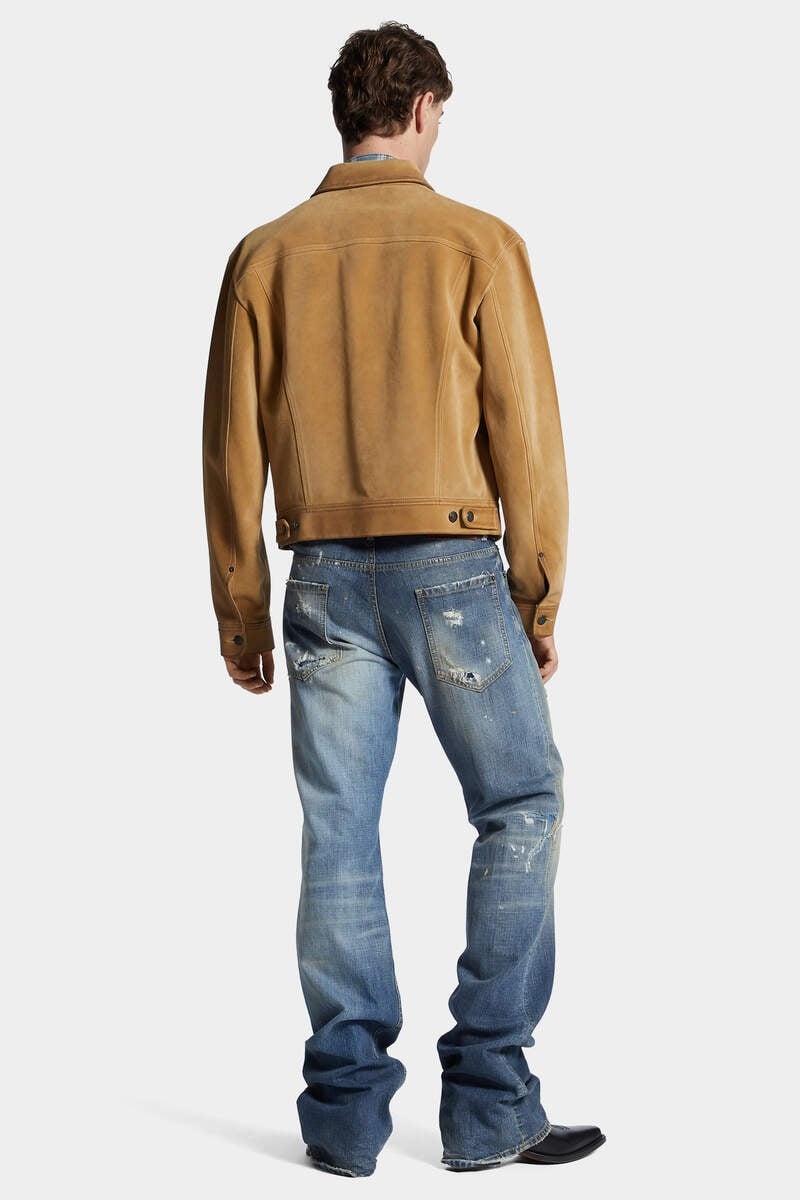 MEDIUM PRESSED SAND SCARED WASH THE AMERICAN JEAN - 4