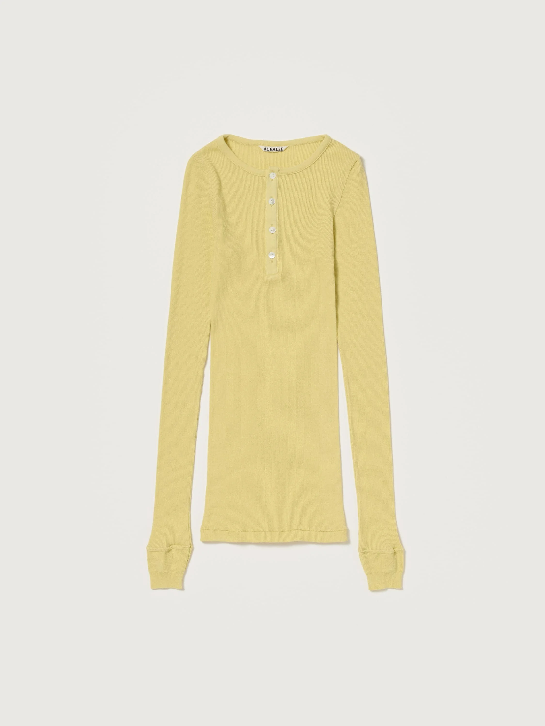 ORGANIC SOFT RIB HENLEY NECK P/O - 1