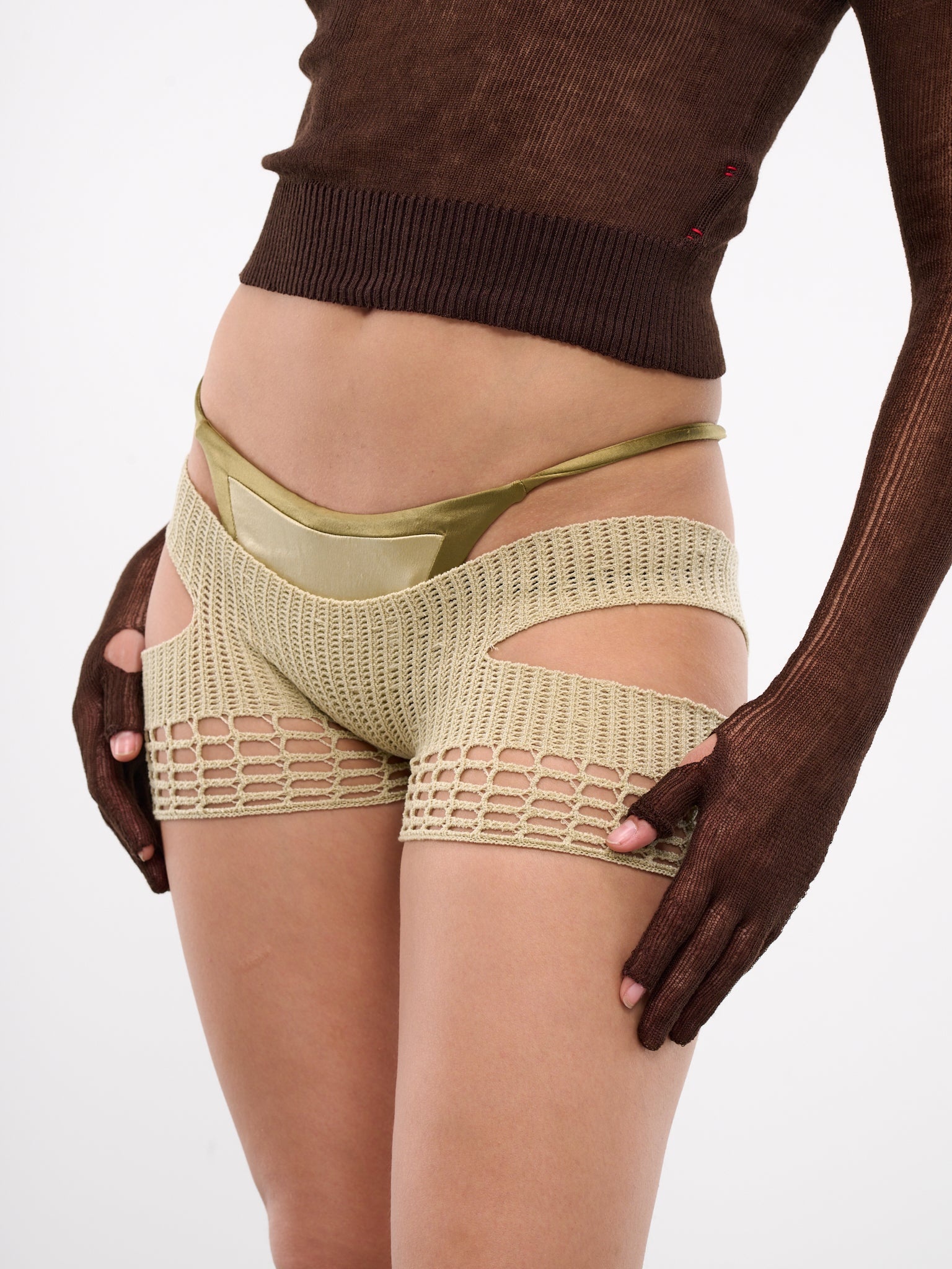 Thang Crochet Shorts - 4