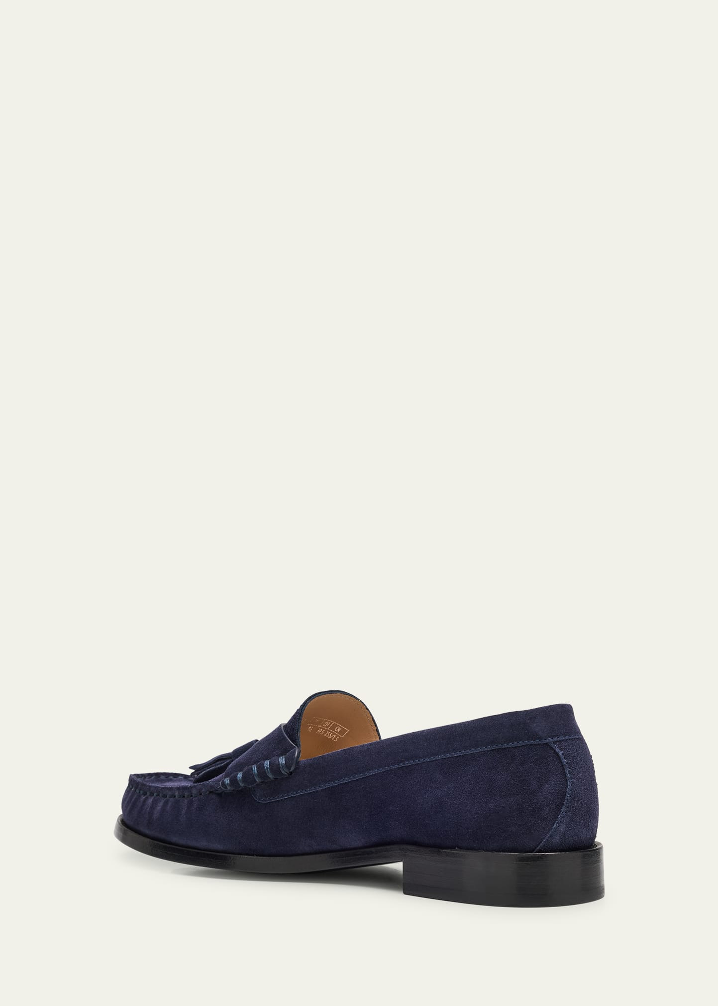 Lottie Suede Tassel Penny Loafers - 4