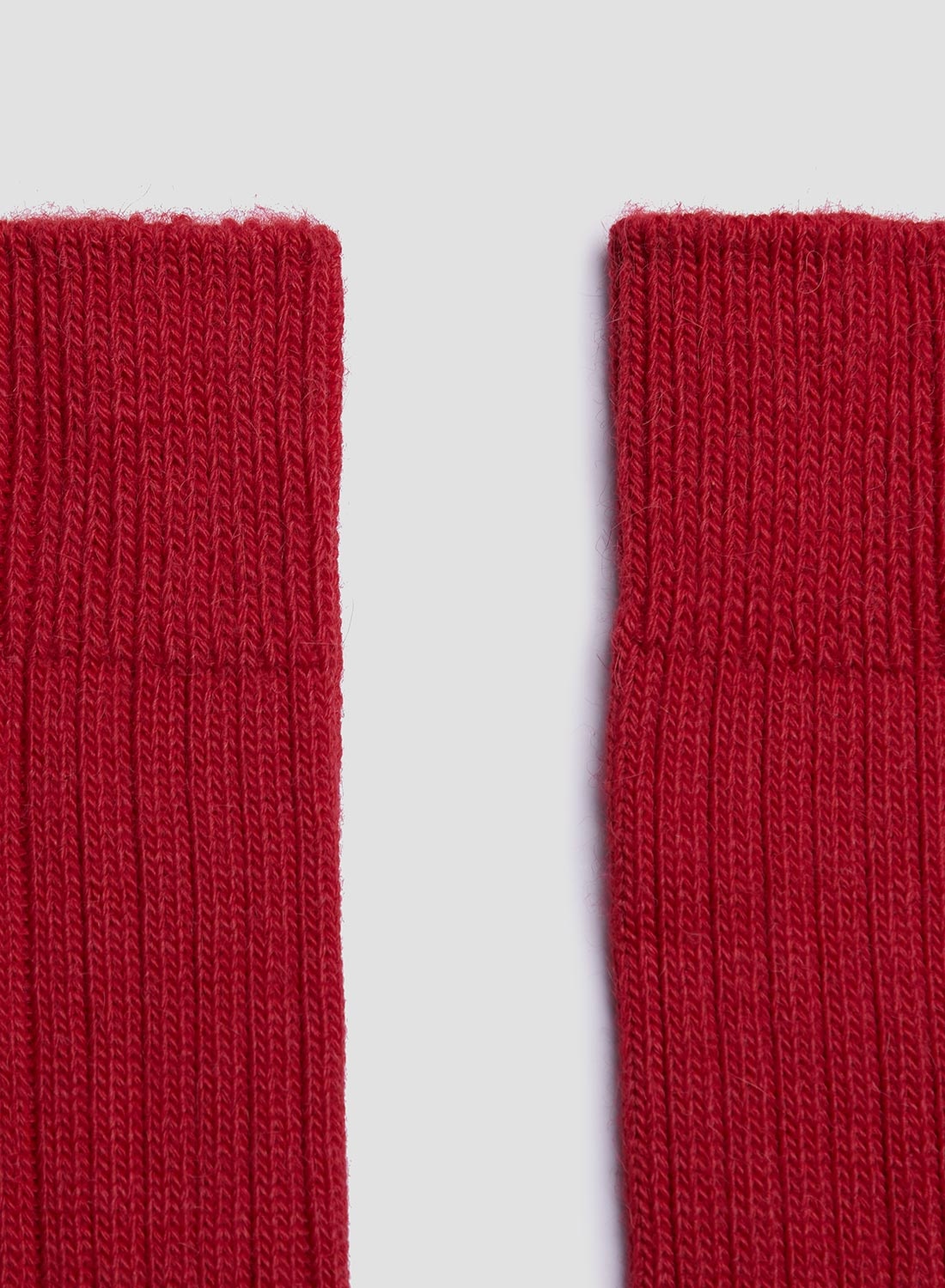 Alpaca Wool Sock in Red - 4