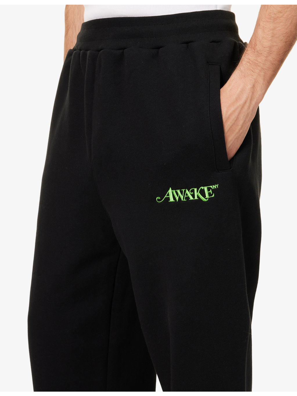 Classic Logo Wide-Leg Cotton-Jersey Jogging Bottoms - 5