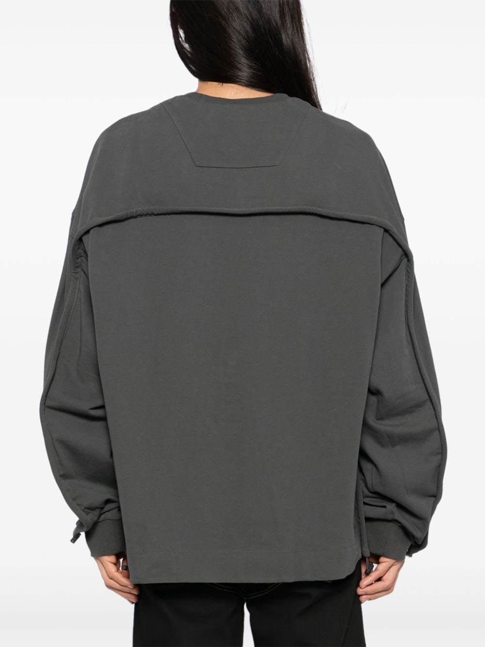 logo embroidered sweatshirt - 4