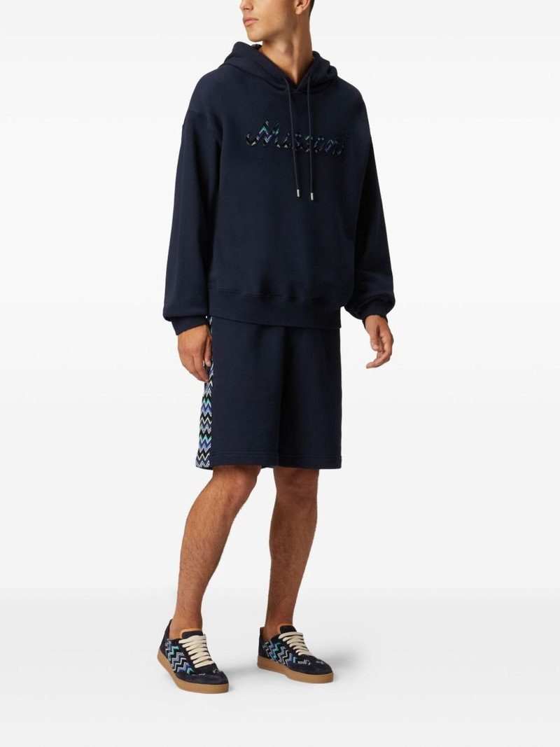 Missoni logo-appliqué hoodie outlook