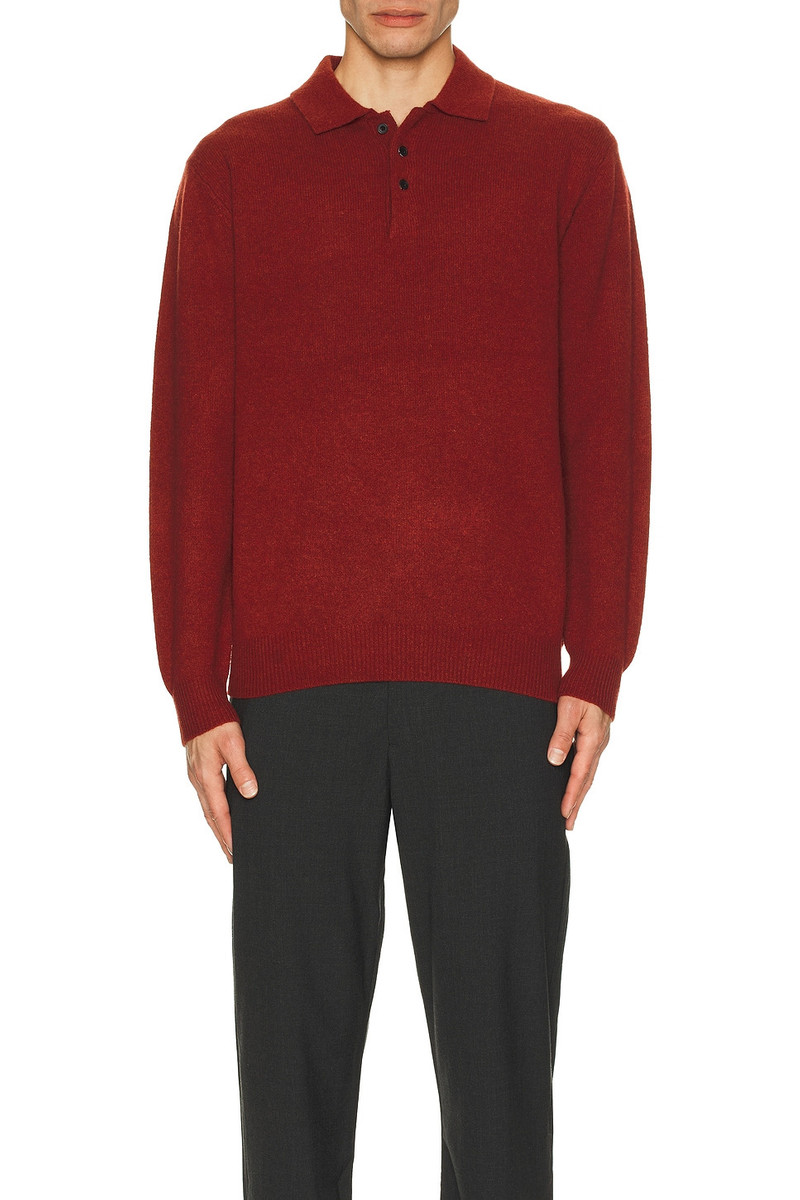 BEAMS PLUS Knit Polo 9g Sweater outlook