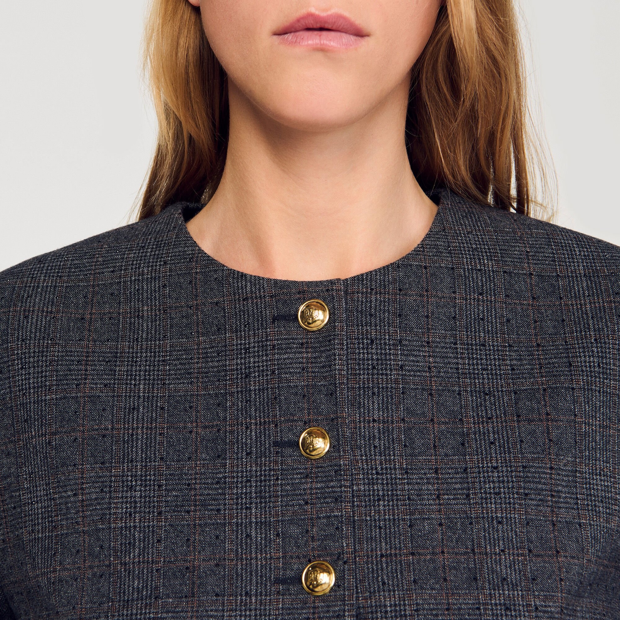 RHINESTONE TAILORED JACKET - 3