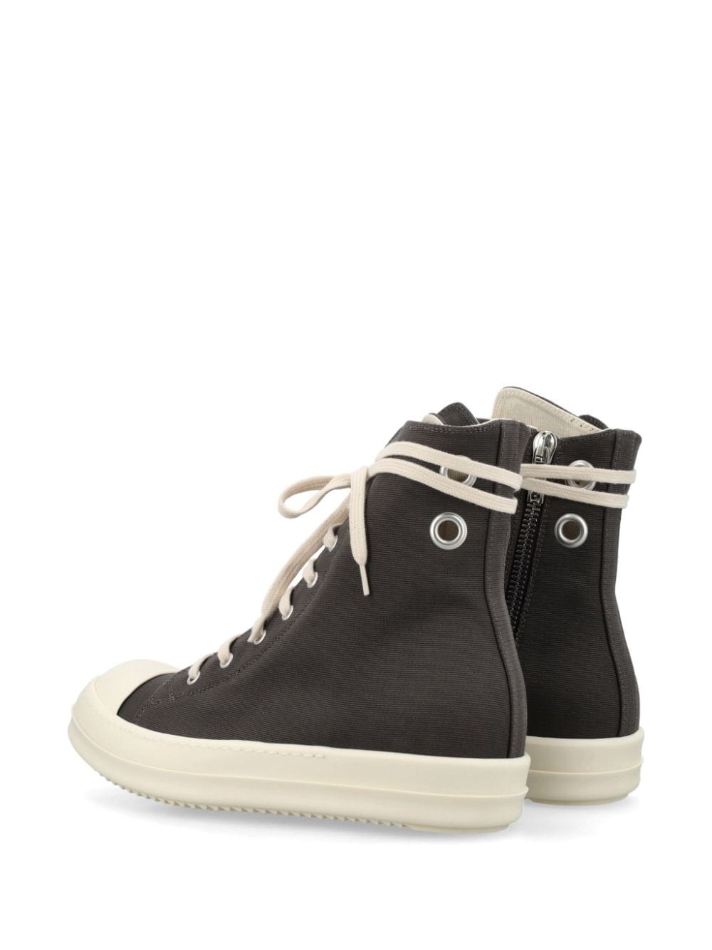 Rick Owens DRKSHDW high-top canvas sneakers | REVERSIBLE