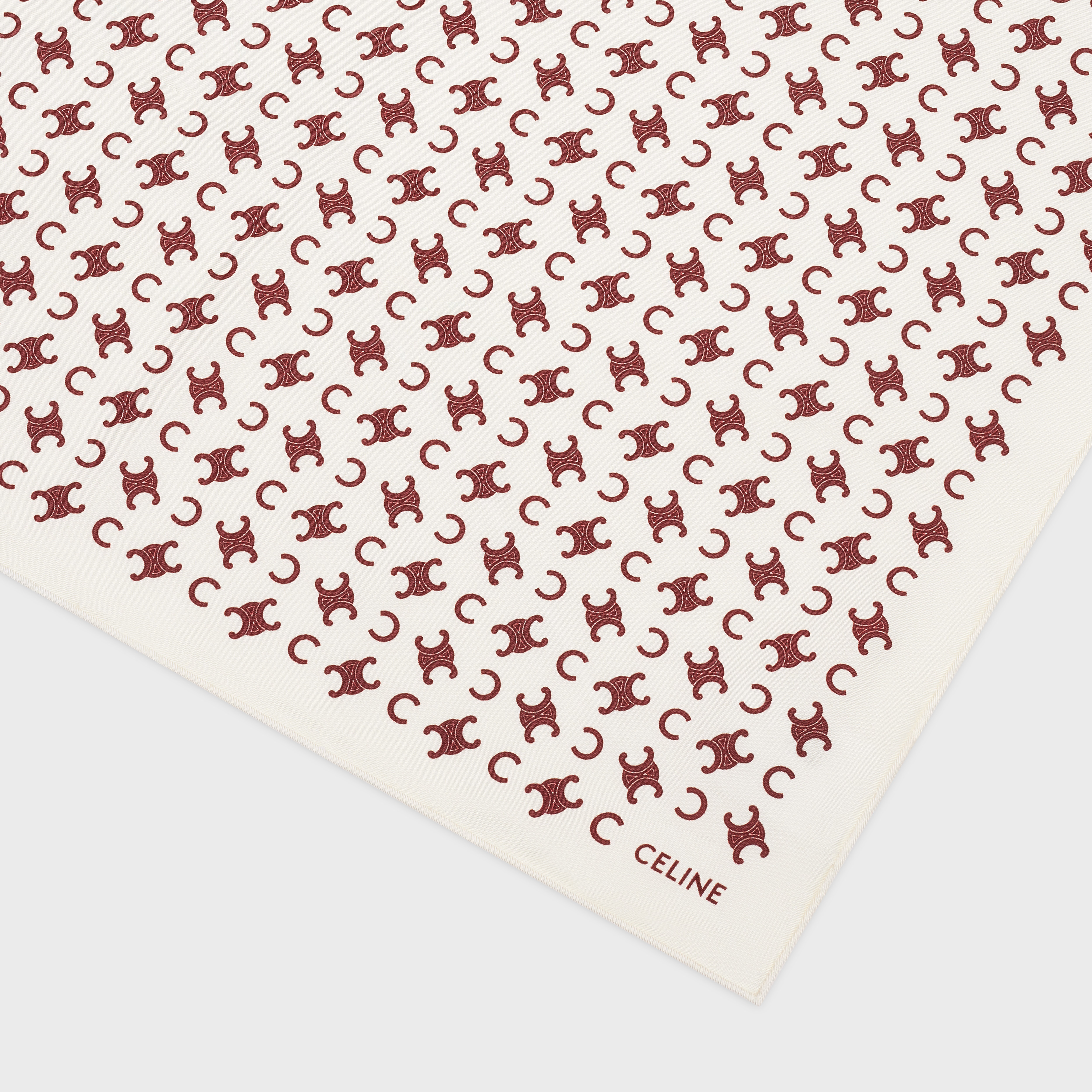 SQUARE IN PRINTED SILK TWILL - 3
