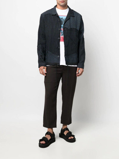 By Walid panelled button-up jacket outlook