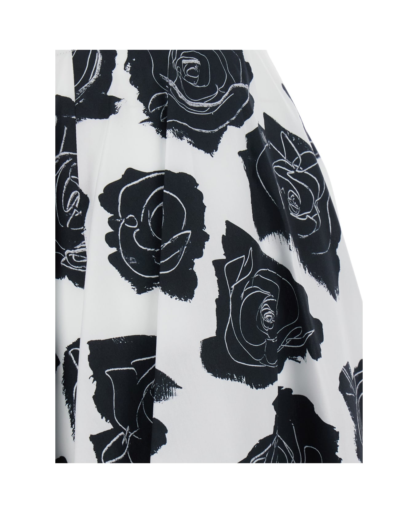 'luna' Multicolor Skirt With All-over Floral Print In Cotton Woman - 3