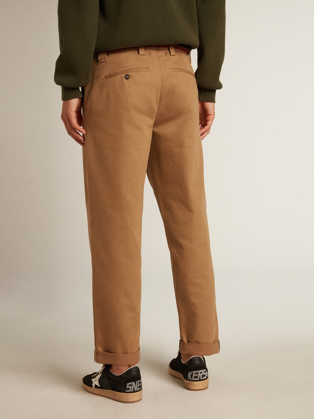 Beige khaki Golden Collection chinos - 4