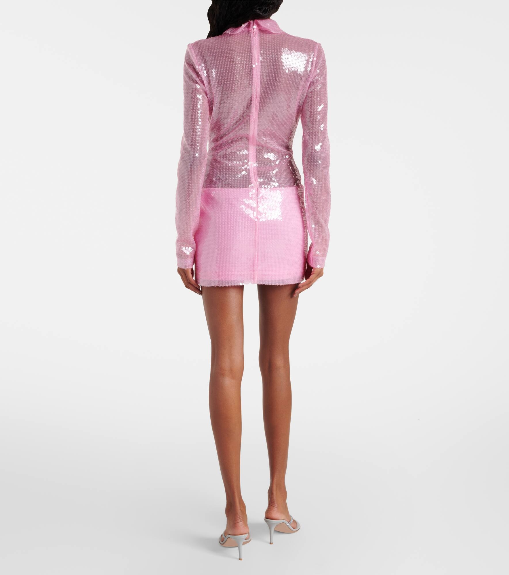 Sequined polo dress - 3