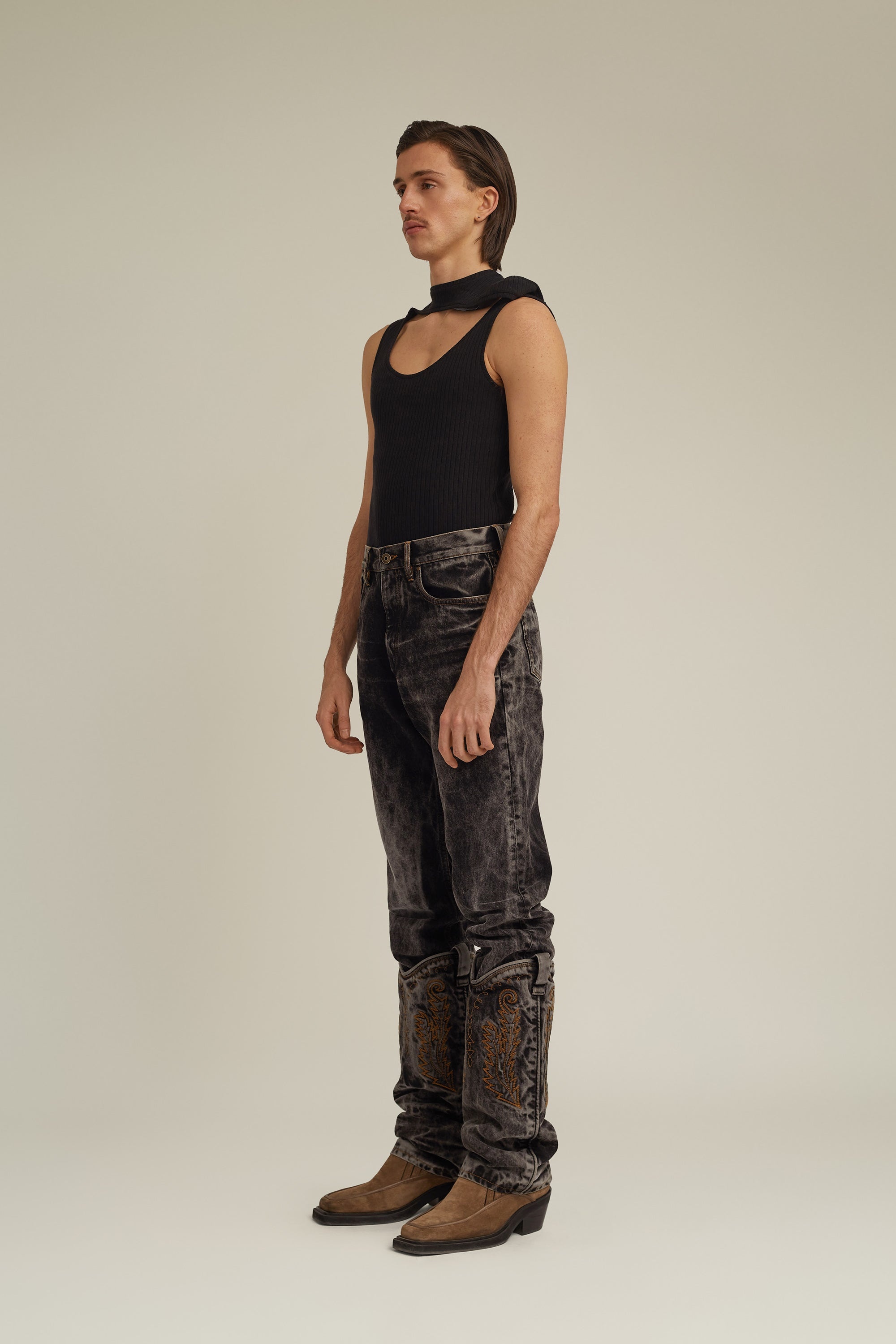 Cowboy Cuff Jeans - 2