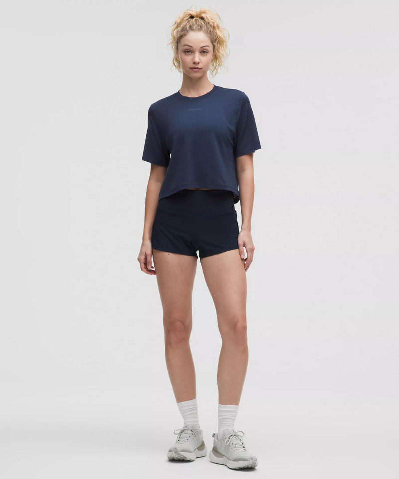 lululemon Swiftly High-Low Cropped Short-Sleeve Shirt outlook