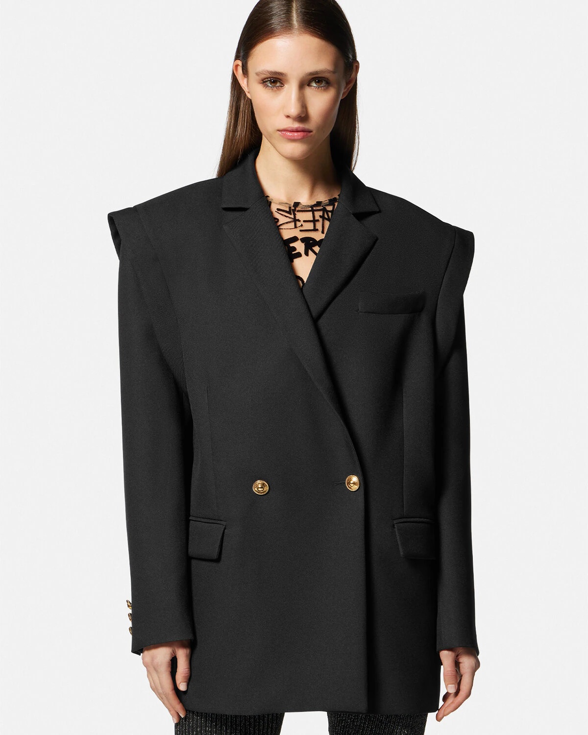 Double-Breasted Blazer - 3