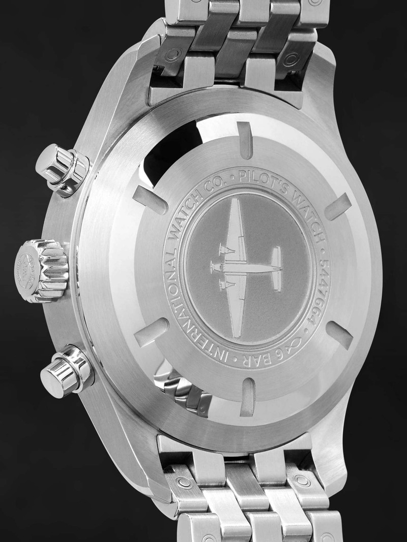 파일럿의 자동 크로노그래프 43mm 스테인레스 스틸 시계, Ref. No. IW377710 5
