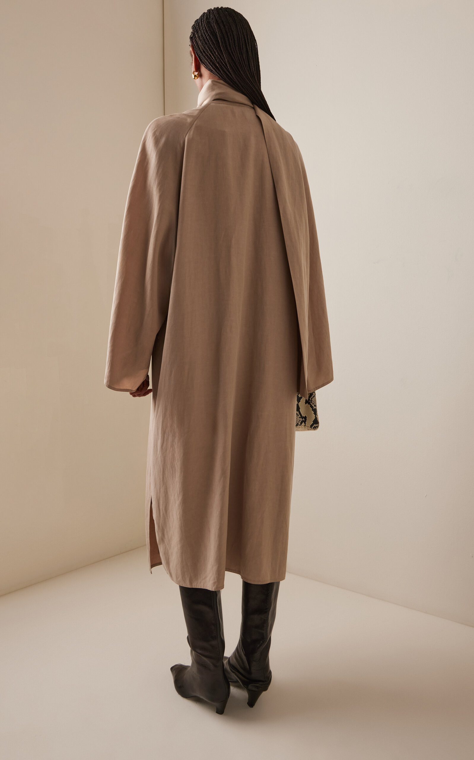 Campagna Tencel-Linen Trench Coat neutral - 4