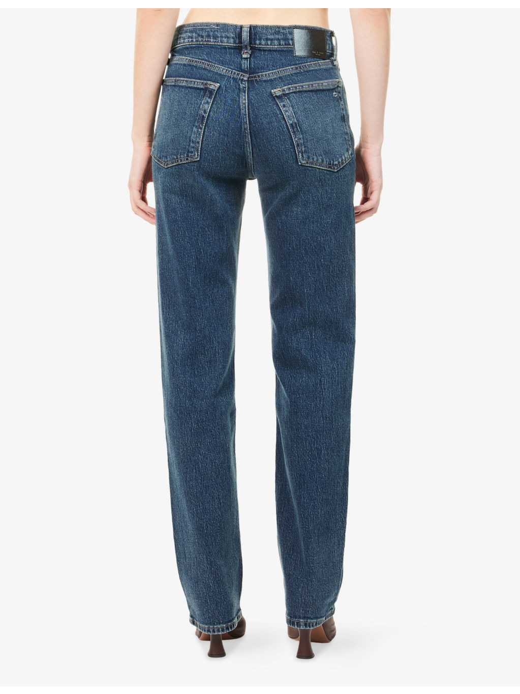 Harlow Straight-Leg Stretch-Denim Jeans - 4