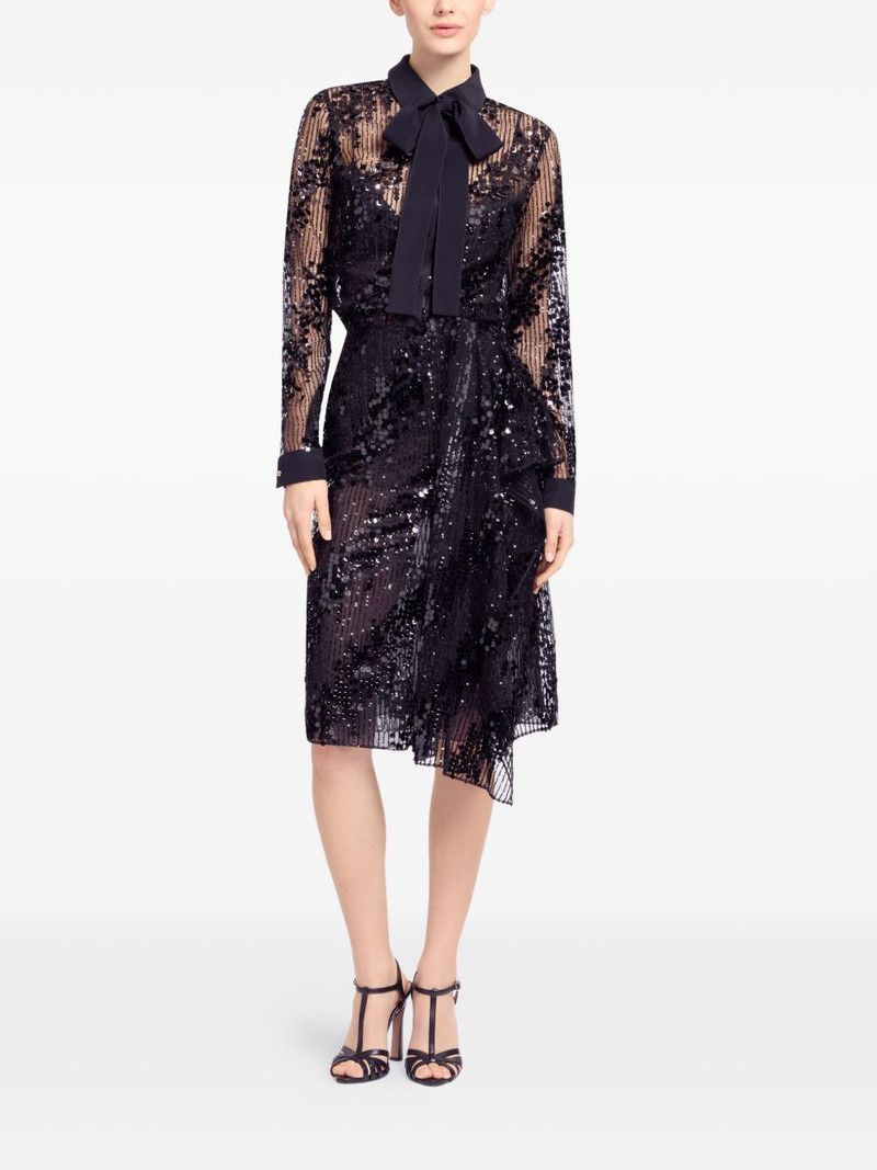 ELIE SAAB zip-fastening midi skirt outlook