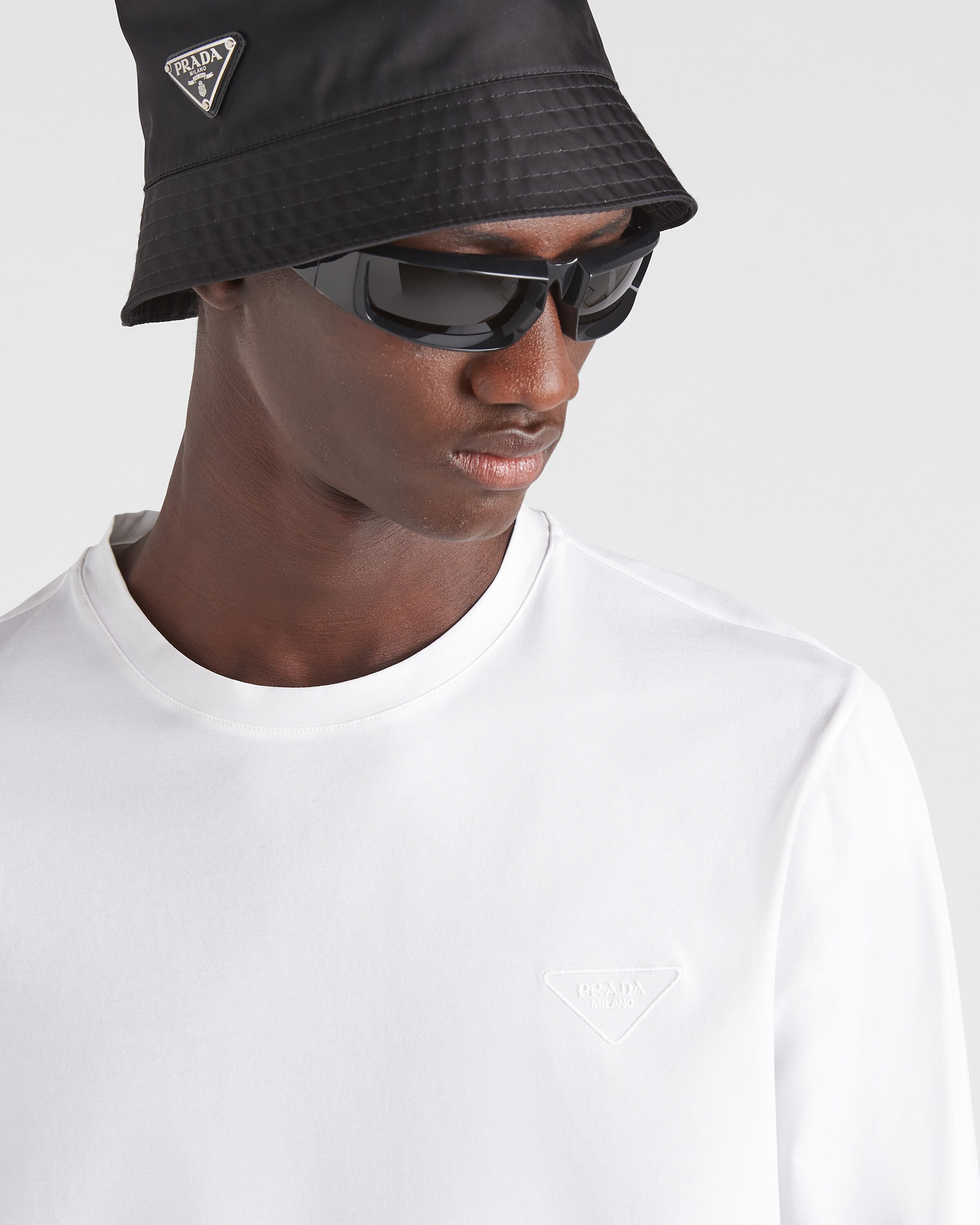 Stretch cotton T-shirt - 4