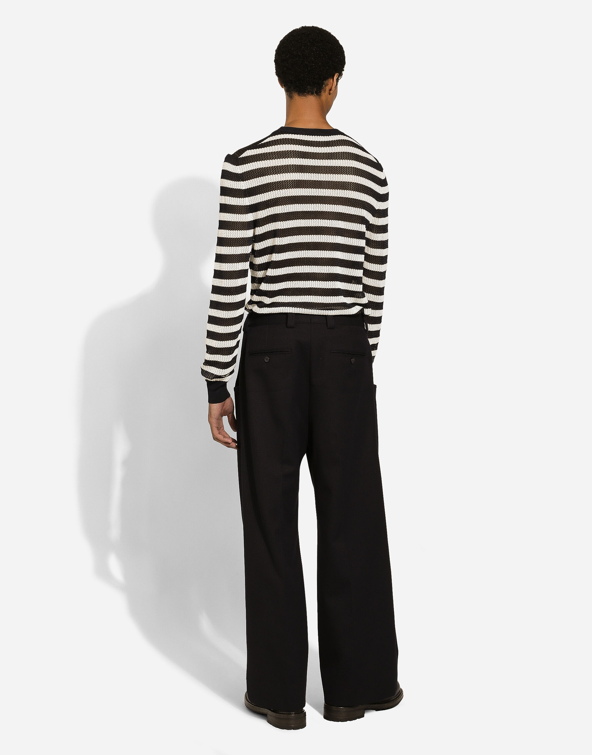 Cotton and wool sailor pants - 3