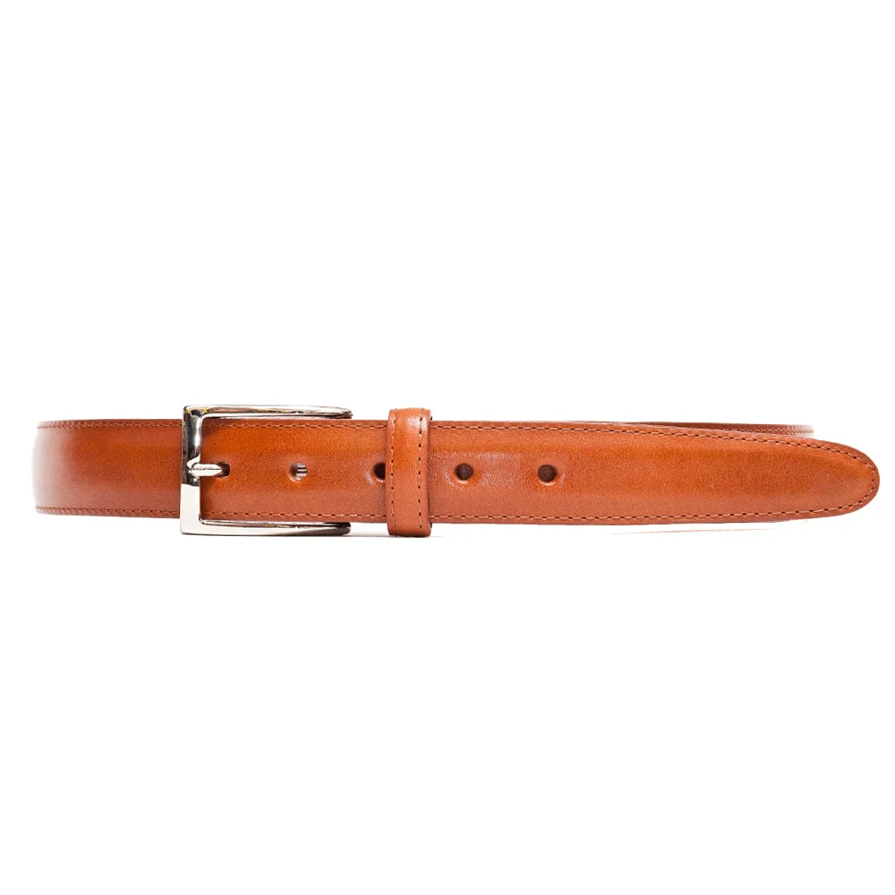 Calf Leather Belt Tan - 1