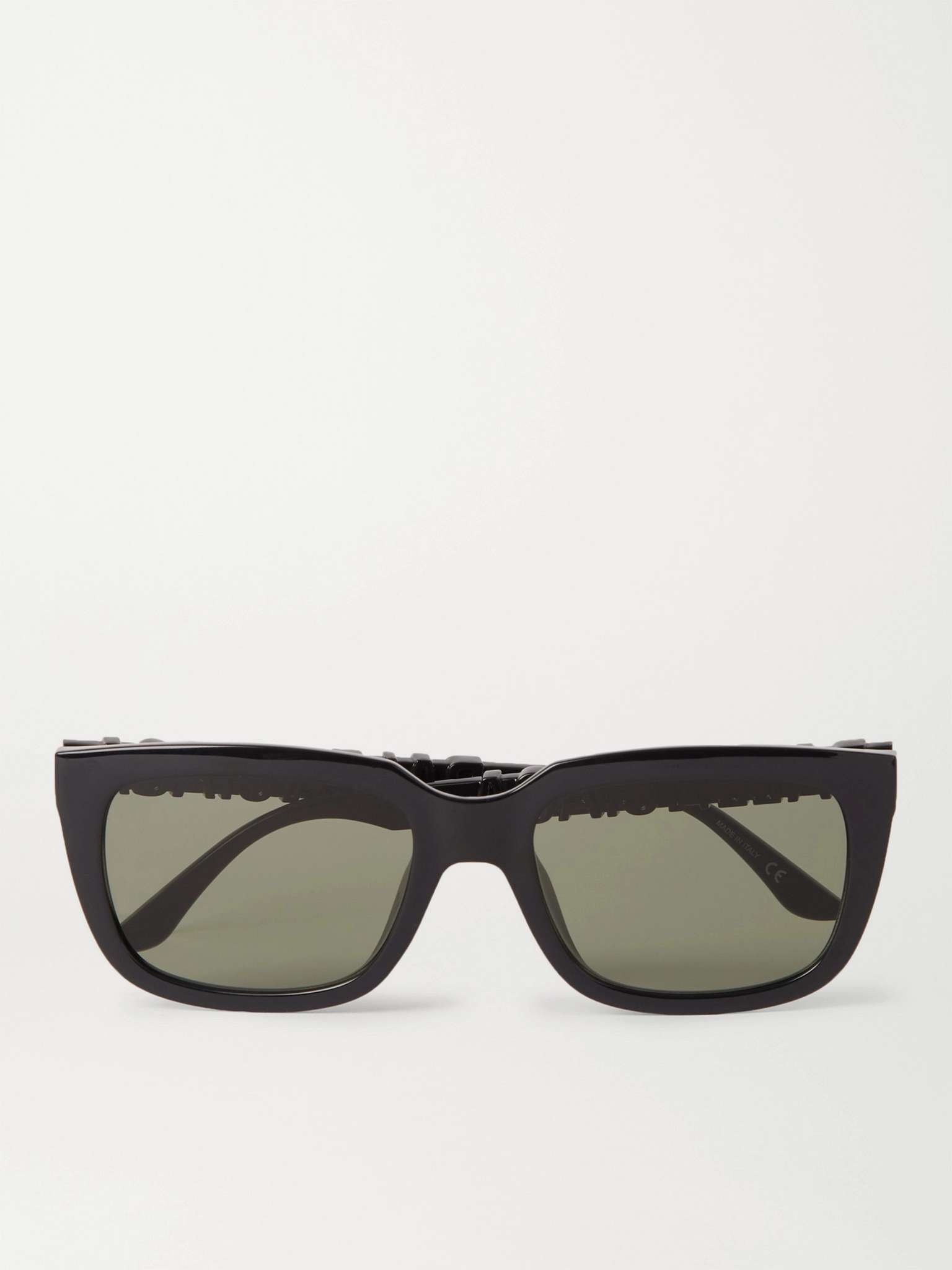 Square-Frame Logo-Detailed Acetate Sunglasses - 1