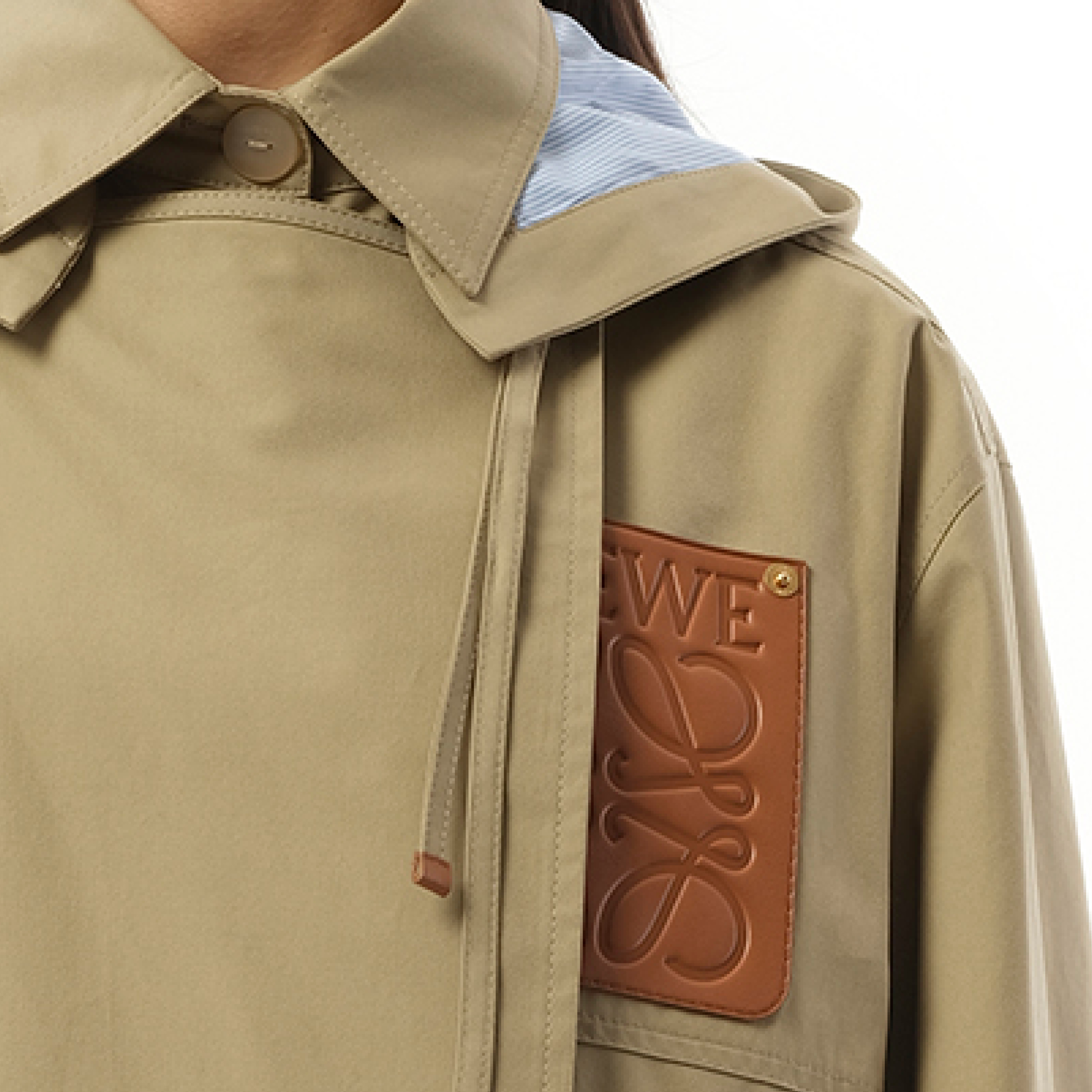 Hooded Anagram Parka in Sweet Caramel - 3