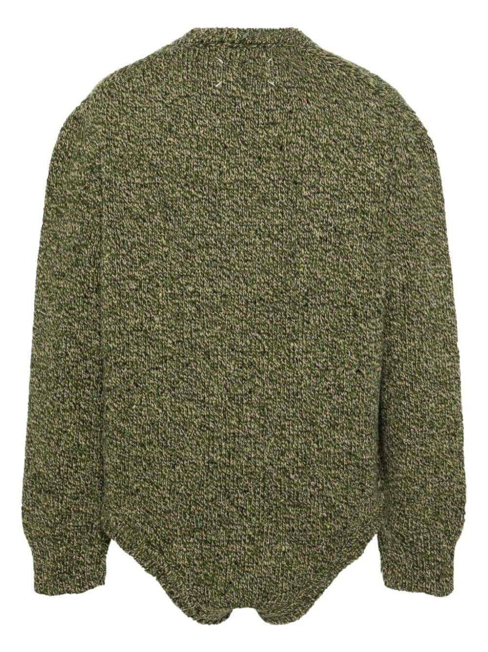 V-neck marl-knit bodysuit - 2