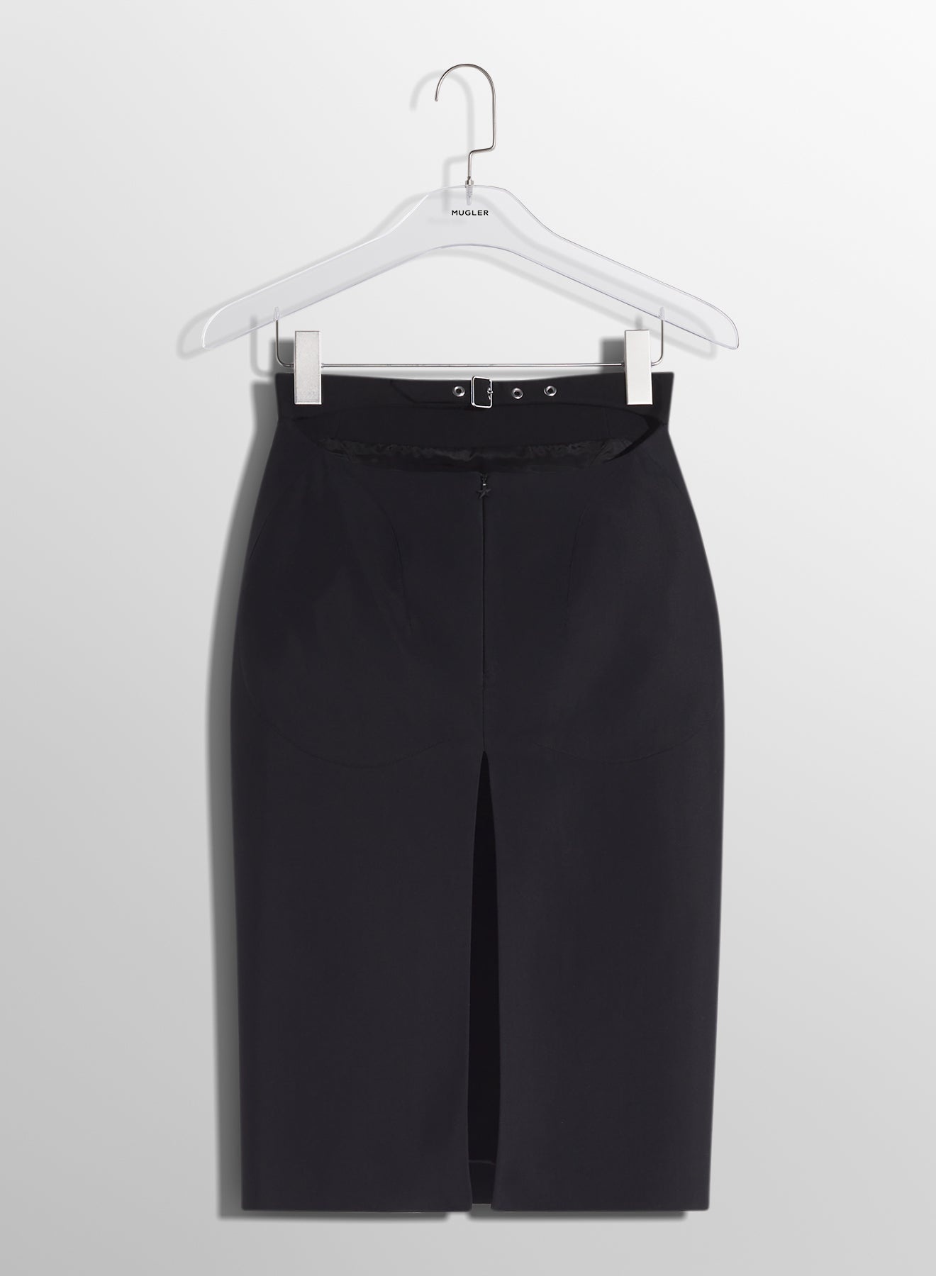 black buckled tailored skirt - 3