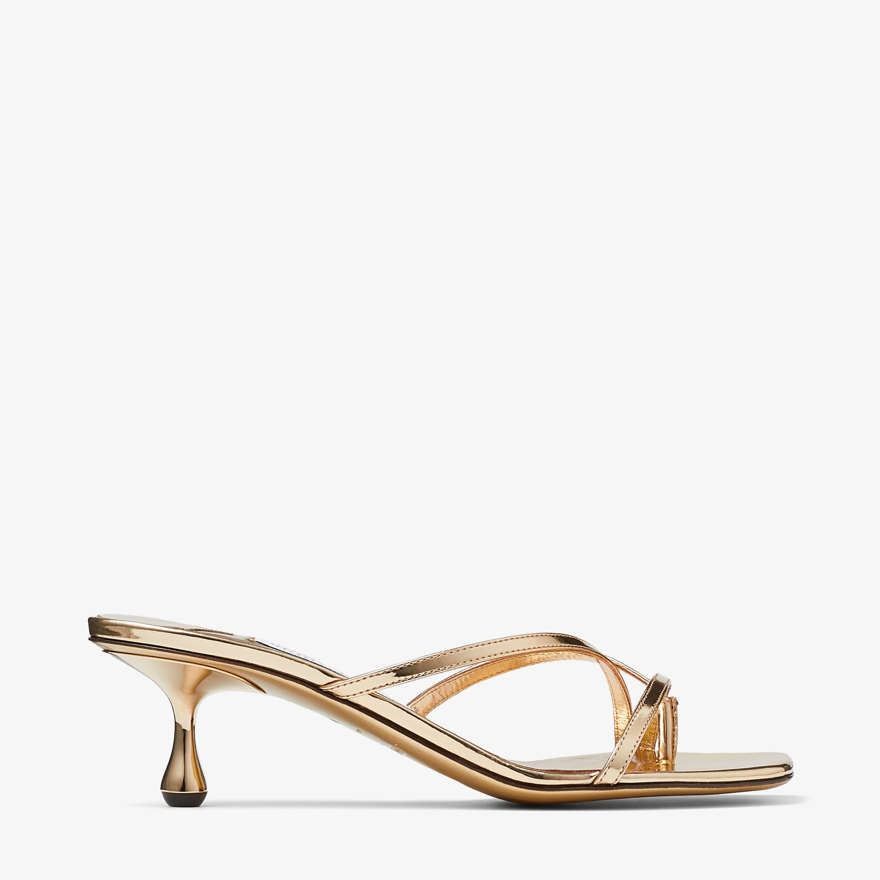 Etana Mule 50
Gold Metallic Leather Mules - 1