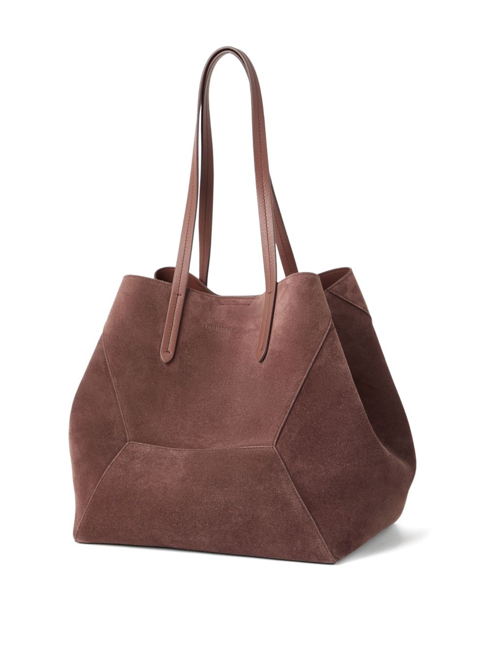 Duo suede tote bag - 4