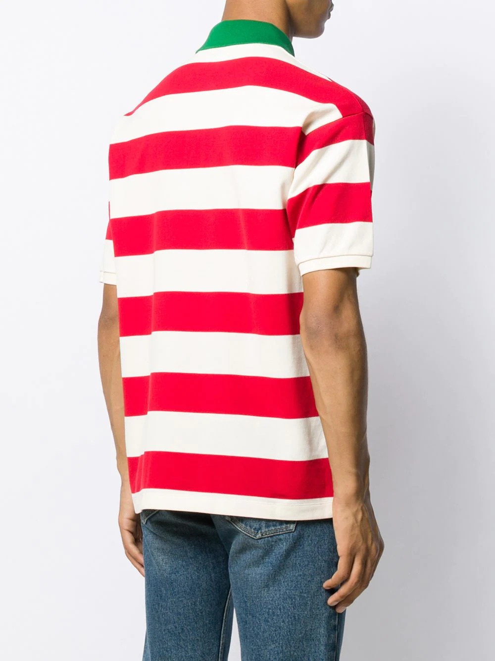 striped polo shirt - 4