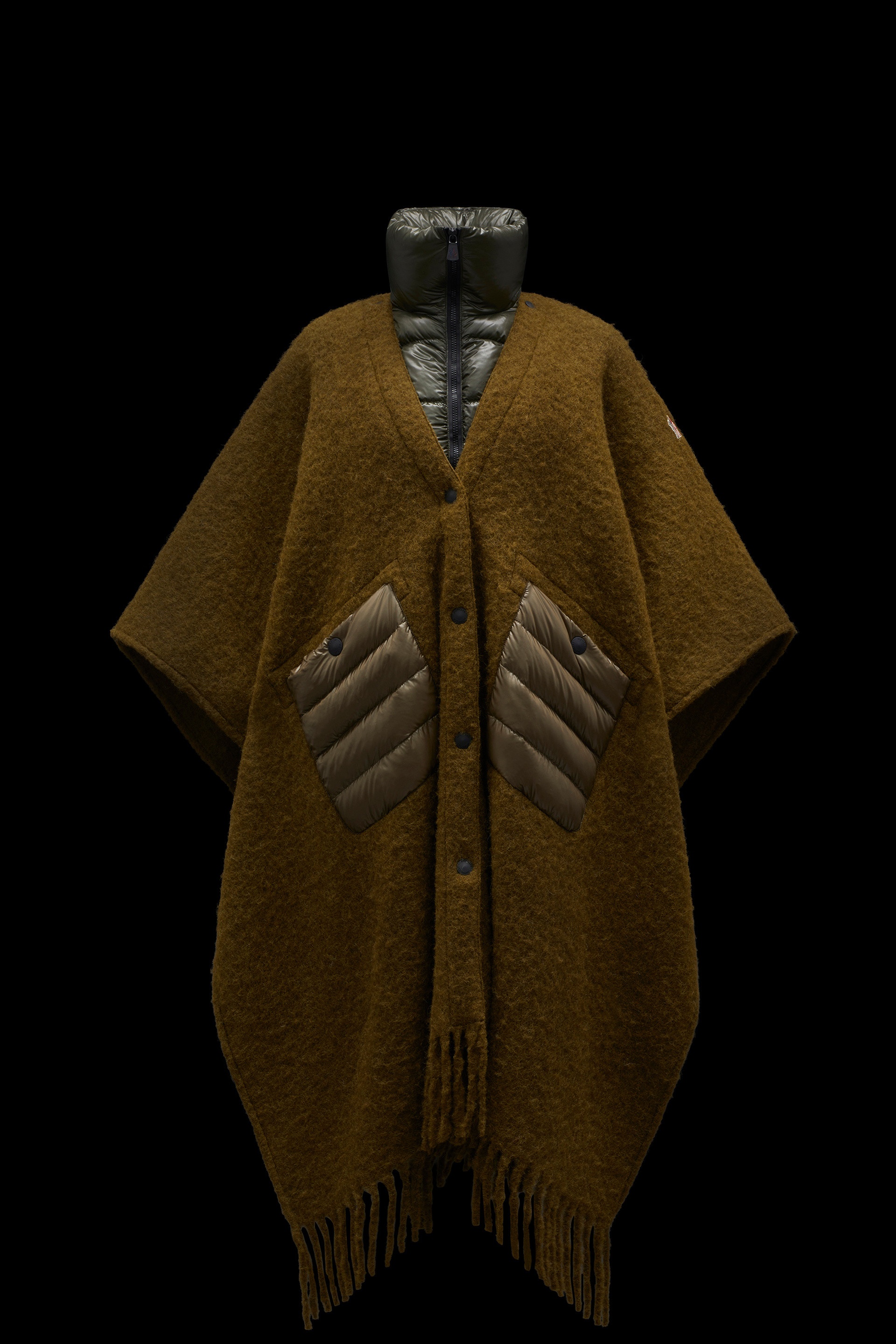 Wool And Mohair Cape - 1
