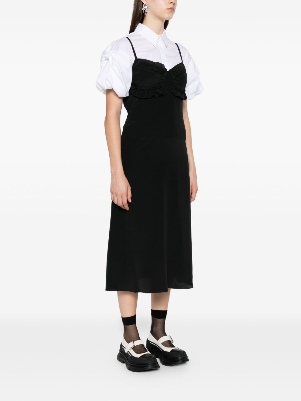 ruffled midi dress - 3