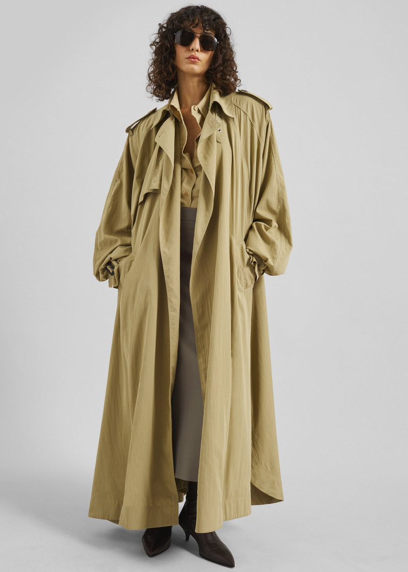 Elsdon Fluid Long Trench - Camel 5