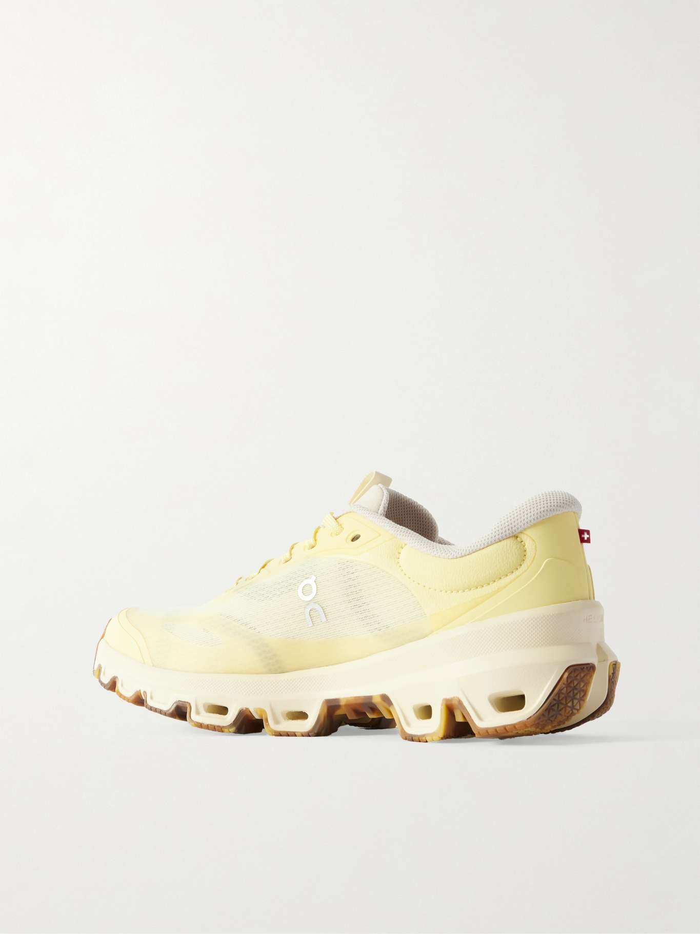 + ON CLOUDVENTURE 2.0 rubber-trimmed paneled recycled-mesh sneakers Pastel yellow - 3