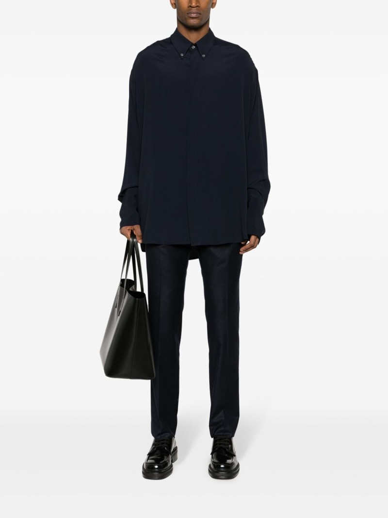 AMI Paris tapered-leg wool trousers outlook
