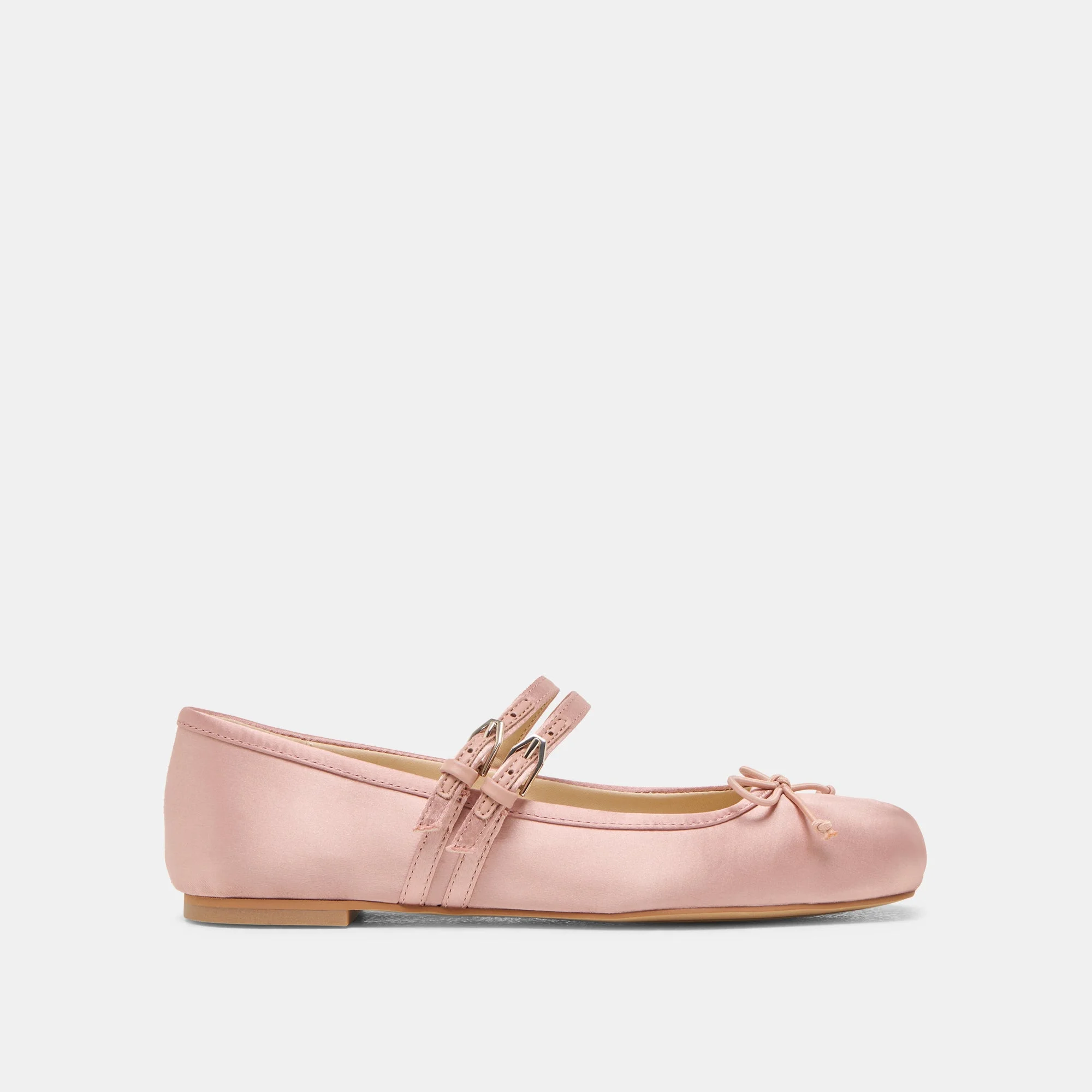 GIBSEN BALLET FLATS BLUSH SATIN - 1