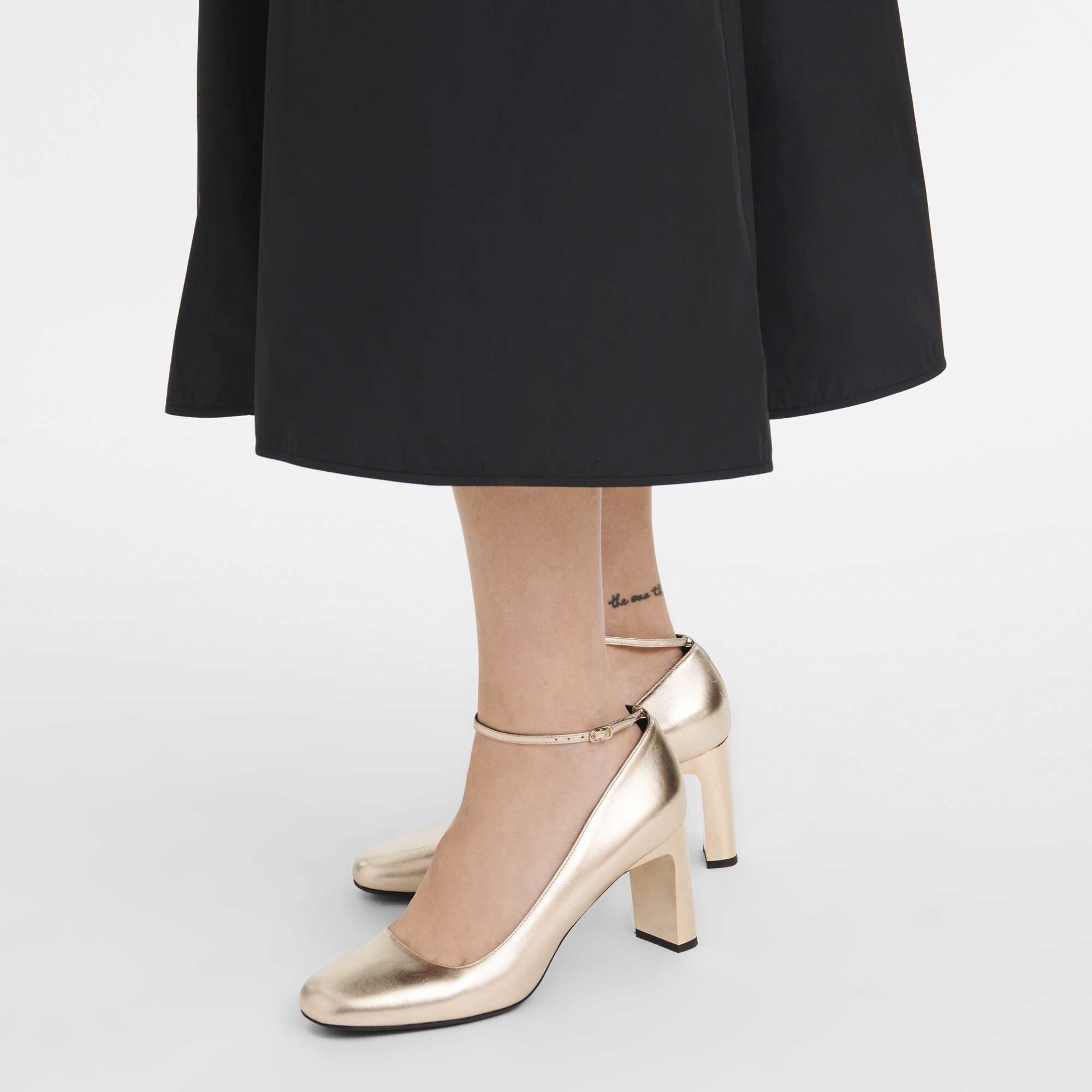 Longchamp Métal Pumps Pale gold - Leather - 2