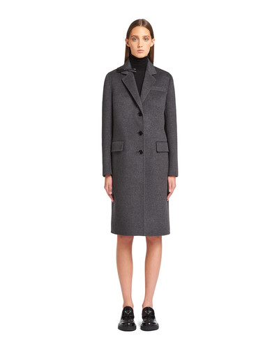 Prada Single-breasted double cashgora coat outlook