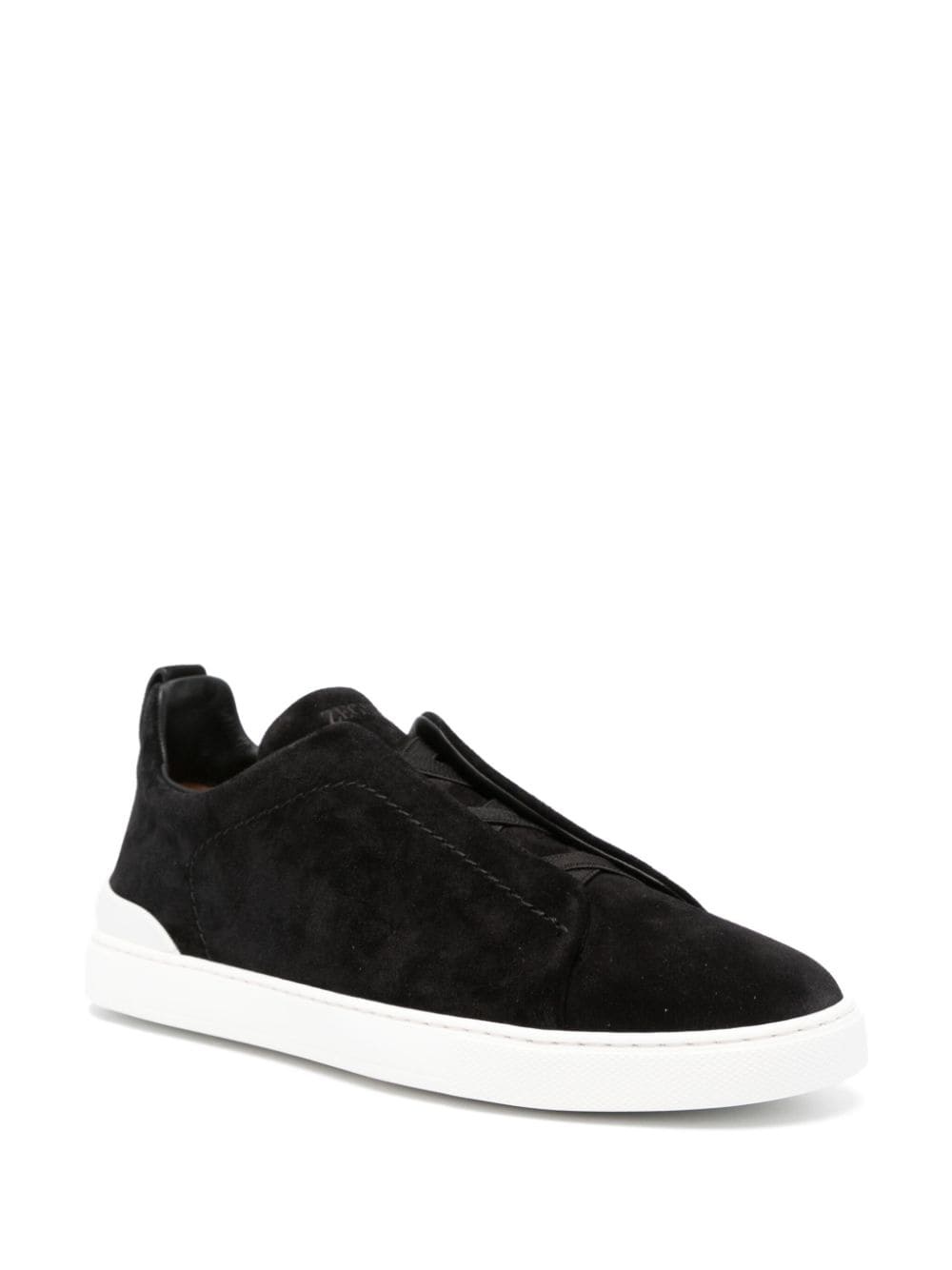 Triple Stitch leather sneakers - 2