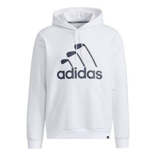 Men's adidas Iron Logo Hoody Golf Alphabet Logo Sports White HA1328 - 1